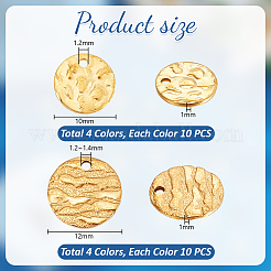 80 Stück 8 Stile 304 Edelstahl-Charms&nbsp;STAS-PH0006-74