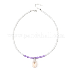 Colliers de perles de verre pour femmes&nbsp;NJEW-JN06578
