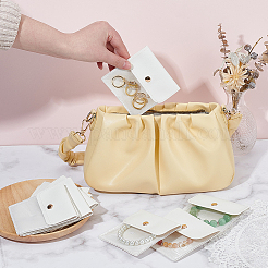 36 sac de rangement pour bijoux en cuir PU avec bouton en fer&nbsp;ABAG-GO0001-33B