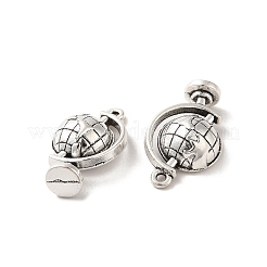 Tibetischer stil Aluminium Anhänger & Charms&nbsp;TIBE-B001-69AS