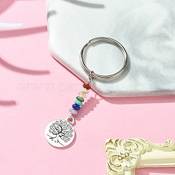 Porte-clés pendentif arbre de vie en alliage&nbsp;KEYC-JKC00591-02