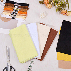 7 pièce de tissu en feutre non tissé 7 couleurs&nbsp;DIY-CP0012-69C