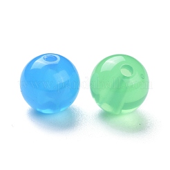 Abalorios de acrílico de imitación del jade&nbsp;X-SACR-S188-10mm-M
