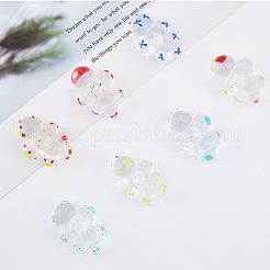 14 Stück transparente Acrylperlen in zwei Farben&nbsp;ACRC-DC0001-01
