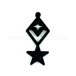 Diy rhombus mit sternanhänger silikonformen&nbsp;LS-DIY-I099-06