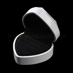 Scatole porta anelli in plastica a forma di cuore&nbsp;CON-C020-01D
