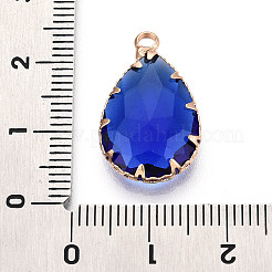 Pendentifs en verre transparent&nbsp;KK-N283-02B-G