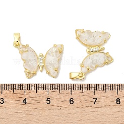 Pendentifs de placage en laiton&nbsp;KK-U011-01G-A