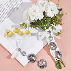 Pendentif de décoration de bouquet de mariage en alliage&nbsp;PALLOY-UN00011