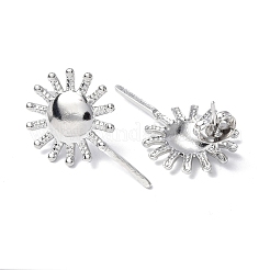 Pendientes de sol de acero inoxidable 304 que no se deslustran para mujer&nbsp;EJEW-F300-12P