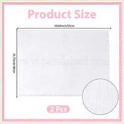 2 Stück Plüschstoff für DIY-Bastelarbeiten&nbsp;DIY-CN0009-94B