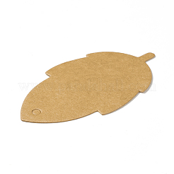 100 etichetta regalo in carta kraft bianca&nbsp;CDIS-B001-05
