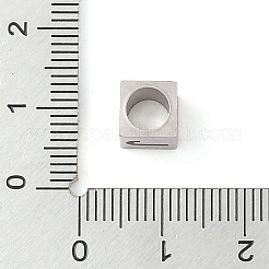 Perline europee in acciaio inossidabile 201 anti-ossidazione&nbsp;LS-STAS-M058-01J-P