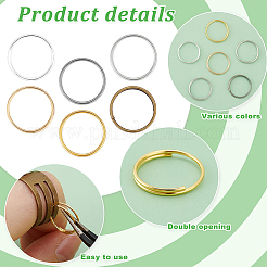 6 Farben Eisenspaltringe&nbsp;IFIN-PH0002-28A