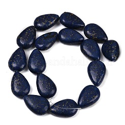 Synthetische Howlith-Imitation Lapislazuli-Perlenstränge&nbsp;G-S393-14A-18x25