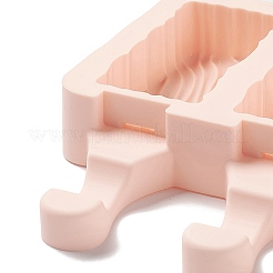 Rechteckige Eiscreme-Silikonformen in Lebensmittelqualität zum Selbermachen&nbsp;LS-DIY-D062-02C