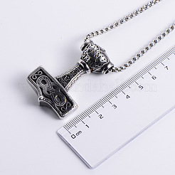 Pendentif marteau viking en acier inoxydable 304&nbsp;IS7390