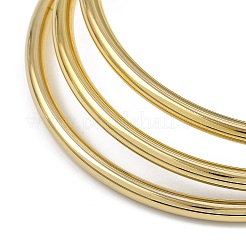 3 Stück vakuumplattiertes PVD-Armreif-Set aus Edelstahl 201 für Damen&nbsp;BJEW-F476-05G