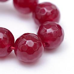 Chapelets de perle en jade blanc naturel&nbsp;G-R346-10mm-02
