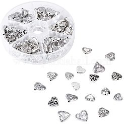 Perles en alliage de style tibétain&nbsp;TIBEB-PH0004-48AS
