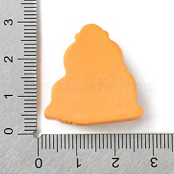 Cabochons décodés en résine opaque&nbsp;RESI-C045-01D