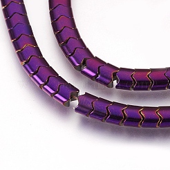 Electroplate non magnetici ematite sintetico fili di perline&nbsp;G-I208-17-F