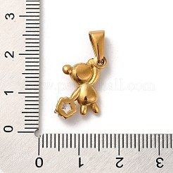 PVD-Vakuumbeschichtung 304 Edelstahlanhänger&nbsp;STAS-M322-25G