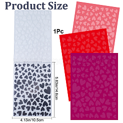 Cartelle di goffratura in plastica&nbsp;DIY-WH0032-74
