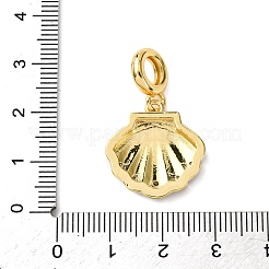 Encantos colgantes europeos de esmalte de latón&nbsp;KK-C119-05G-03