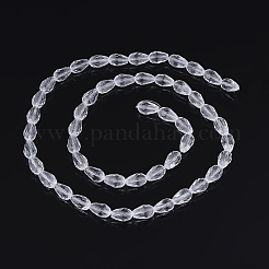 Abalorios de vidrio&nbsp;GLAA-R024-15x10mm-12