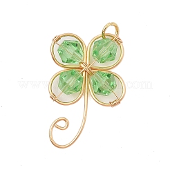 2 pièces pendentifs en verre&nbsp;PALLOY-JF02959-01