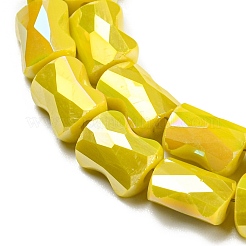 Colore ab placcato perline di vetro fili&nbsp;EGLA-P051-06B-B03