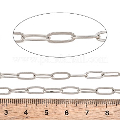 Büroklammerketten aus Messing&nbsp;KK-CBAC547-20P