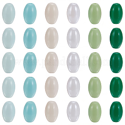 450 Stück 6 Farben Backfarbe Glasperlen&nbsp;GLAA-SC0003-21