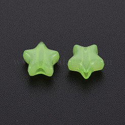 Perles en acrylique de gelée d'imitation&nbsp;LS-MACR-S373-45-E06