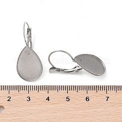 Accesorios para pendientes de palanca de acero inoxidable 304 que no se deslustran&nbsp;STAS-K278-05A-P