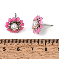 Messing-Emaille-Ohrstecker&nbsp;KK-CBA8324-27P-03