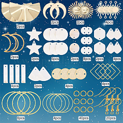 Kit de fabricación de aretes colgantes de geometría diy&nbsp;DIY-SC0020-47