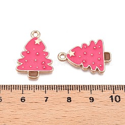 Weihnachtsthema-Rack-Anhänger aus legierter Emaille&nbsp;ENAM-T021-17KCG