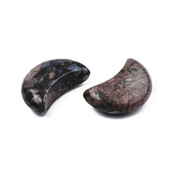 Piedras de palma de bolsillo de cristal curativo de lepidolita natural en forma de luna&nbsp;G-T132-001Q