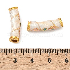 Legierung Emaille-Perlen&nbsp;ENAM-B037-12G-01