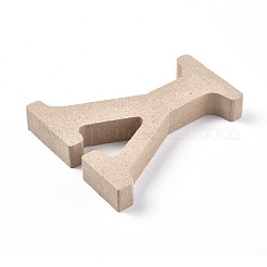 Carta de rodajas de madera sin terminar&nbsp;DIY-WH0162-62Y