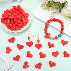100pcs perles acryliques opaques&nbsp;MACR-PA0001-19