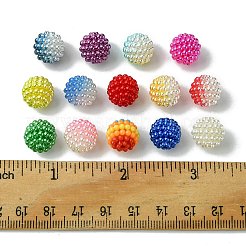 80 pièces 14 styles perles acryliques imitation perle&nbsp;OACR-FS0001-63