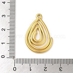 Colgantes de acero inoxidable 304 con revestimiento iónico (IP)&nbsp;STAS-C104-29G