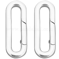 2 Stück 925 Sterlingsilber-Federtorringe&nbsp;STER-SC0001-60