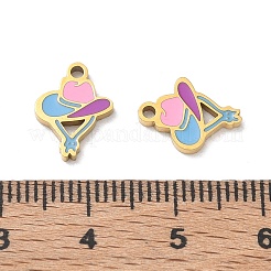304 Edelstahl-Emaille-Anhänger&nbsp;SA-CBA7876-11G