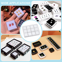 Cajas organizadoras de plástico rectangulares con tapa&nbsp;CON-WH0085-135A