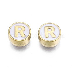Legierung Emaille-Perlen&nbsp;ENAM-N052-006-01R-RS