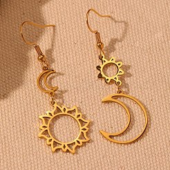 Ohrhänger aus Edelstahl 304 im Bohemian-Stil&nbsp;EJEW-F380-01G
